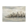 Trademark Fine Art Silvia Vassileva 'Manhattan Low Clouds' Canvas Art, 16x24 WAP11612-C1624GG